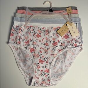 LAURA ASHLEY ORGANIC COTTON SZ L PANTIES NEW!